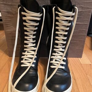 Rick Owens Bauhaus Basket Sneakers size 40
